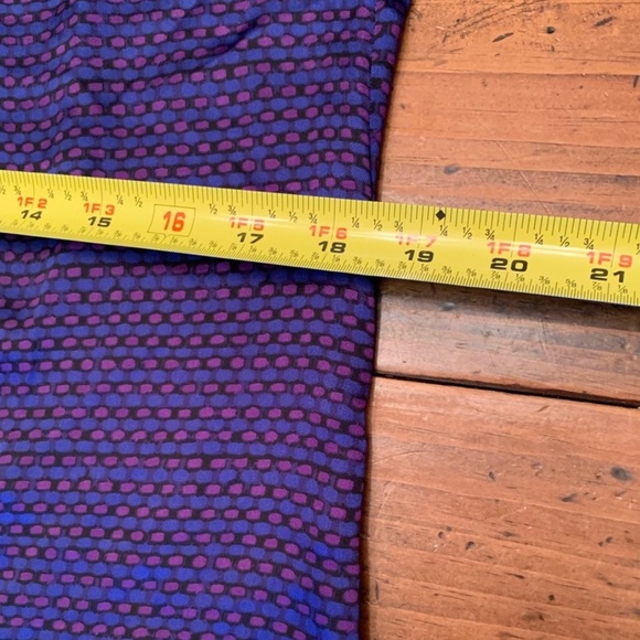 Coldwater Creek Blue & Purple Blouse Medium - Picture 8 of 8